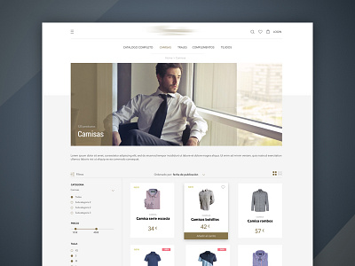 E Commerce - Products card e commerce e commerce design fashion filters grid list minimal online shop product ui ux web website