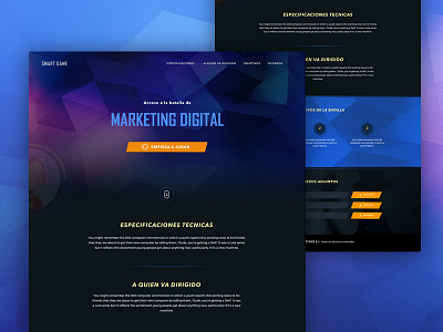 Landing Page Gamificacion