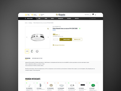 Electric Material Store - Product detail detail e commerce list minimal minimalist product product list product page shop ui ux web