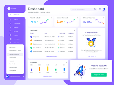 Time Tracking & Productivity Monitoring Tool