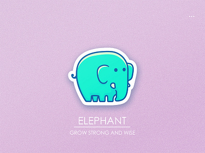 Elephant Sticker