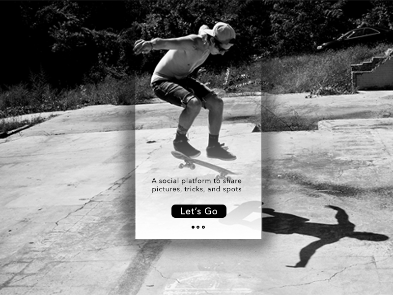 Onboarding - Day 023 #dailui onboarding skateboarding skateboard phone app digital ux ui dailyui