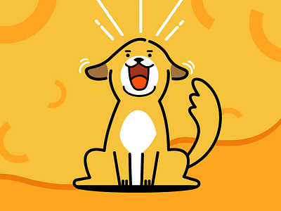 Dog illust character dog illustration