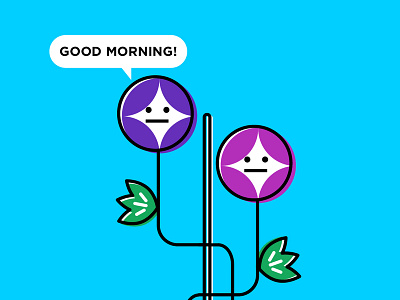 Good Morning! charachter design flower good illust illustration morning morning glory
