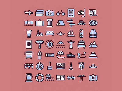 Travel design designer freeicons icondesign icondesigner iconporn illustrationoftheday keops travel ui vectordaily webdesign