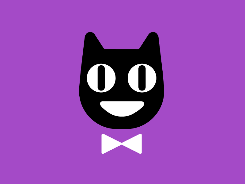 cool cat vector cat illustration