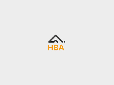 HBA Logotype branding logo logotype minimal minimalist modernist typography