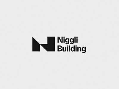 Niggli Building Logotype branding logo logotype mark minimal minimalist modernist typography
