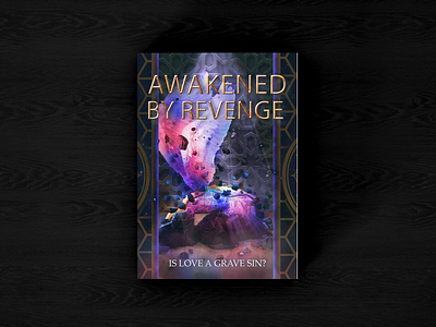 Book cover Awakened by revenge bookcover design graphic design illustration
