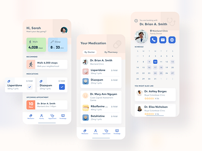 Daily design things - healthcare app