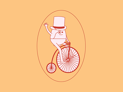 Betterside Brunchery Food Truck Logo & Branding badge bicycle branding california cycling egg fairy tale food truck graphic design hipster humpty dumpty illustration illustrator logos old timey orange penny farthing vector graphics