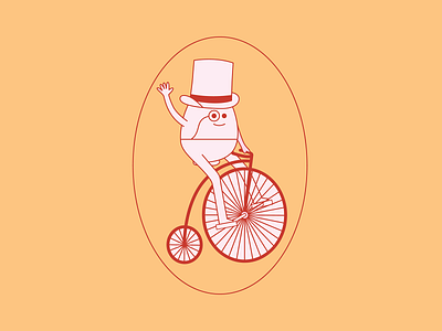 Betterside Brunchery Food Truck Logo & Branding badge bicycle branding california cycling egg fairy tale food truck graphic design hipster humpty dumpty illustration illustrator logos old timey orange penny farthing vector graphics