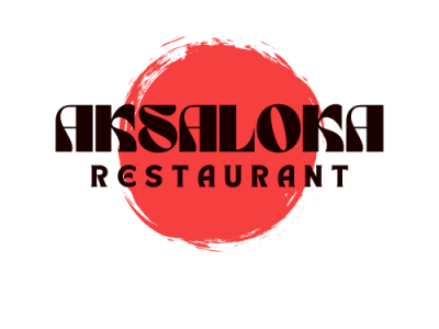 Logo Aksa Loka Japanese Restaurant branding design graphic design illustration logo