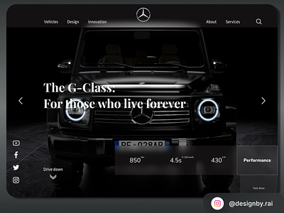 #Exploration - Website Redesign - Mercedes-Benz 3d animation automotive branding car design figma framer graphic design illustration logo mercedesbenz typography ui uidesign uiux ux uxdesign webdesign website