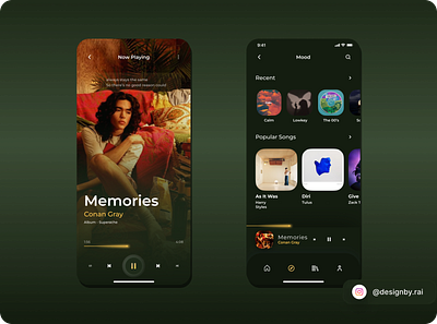 #Exploration - Music Player App - Song Stream 3d animation branding design elementor figma framer graphic design logo mockup motion graphics ui uidesign uiux ux uxdesign webflow wordpress