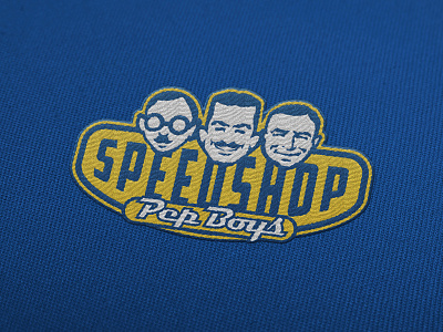 Pepboys Speedshop badge embroidered logo pepboys speedshop