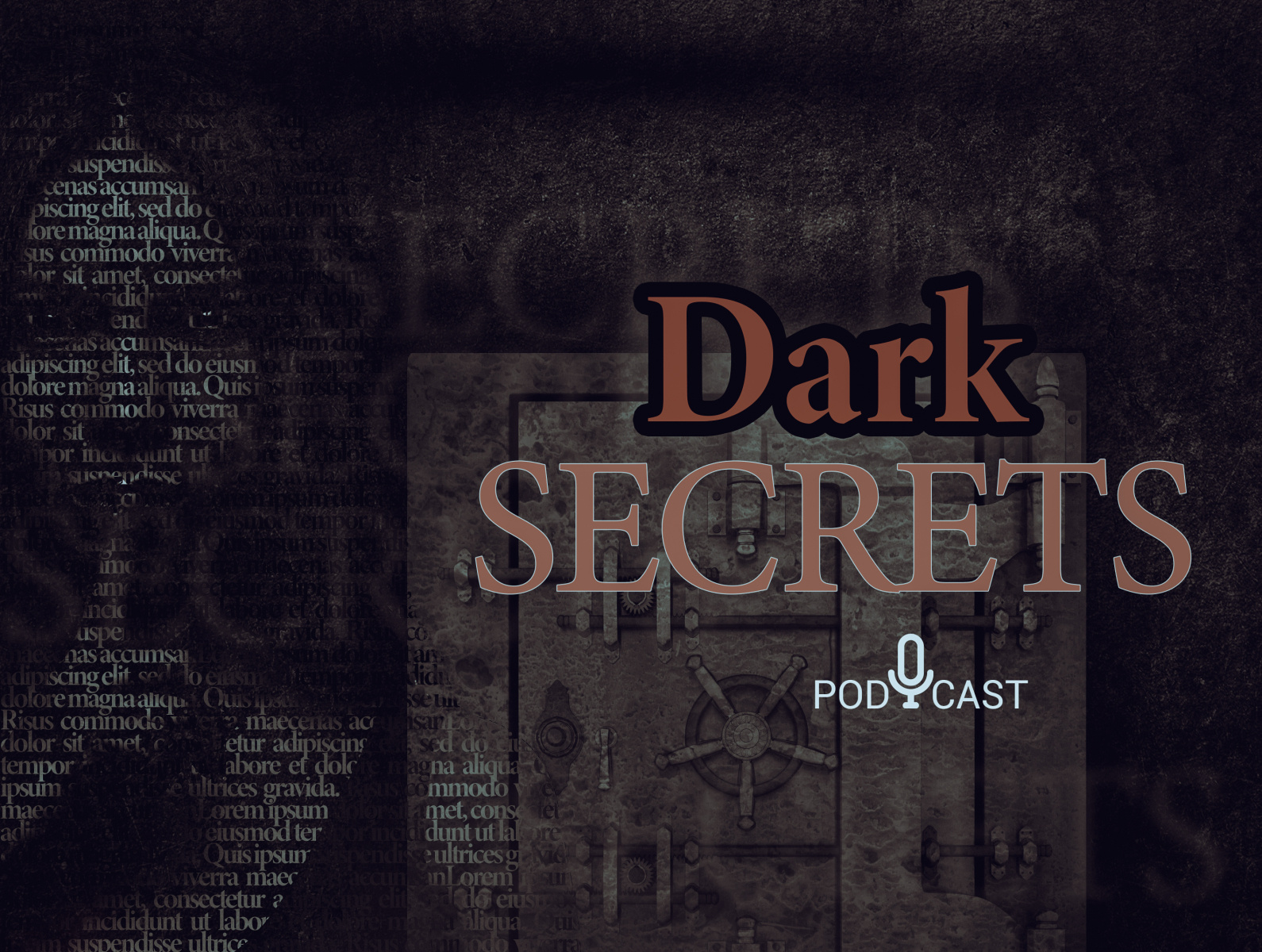 Podcast Cover (Dark Secrets) by Affan Ahmed on Dribbble