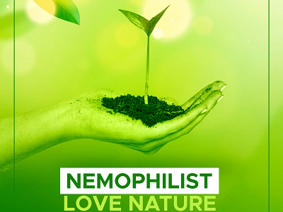 Podcast Cover (Nemophilist ,Love Nature) adobe photoshop album art album cover album cover design cover art cover design design designs graphic design nature love podcast podcast cover podcast cover art professional podcast typography