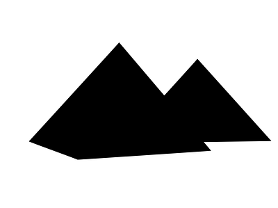 The Great Pyramids Of Giza graphic design illustration vector
