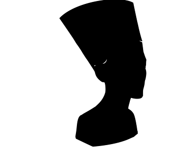 Neferneferuaten Nefertiti Egyptian queen graphic design illustration vector