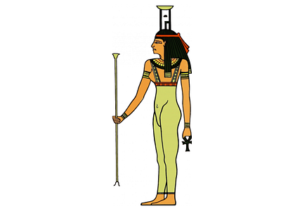 Nephthys Egyptian Goddess vector ancient design dxf egypt eps goddess graphic design illustration png svg vector