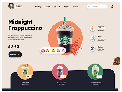 Starbucks coffee landingpage starbucks website