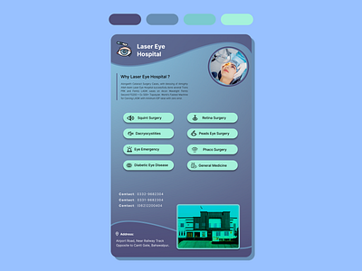 Laser Eye Hospital Brochure Design