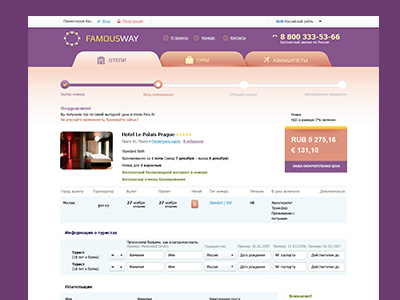 Famous board booking gradients grid interface layout travel ui ux web webdesign