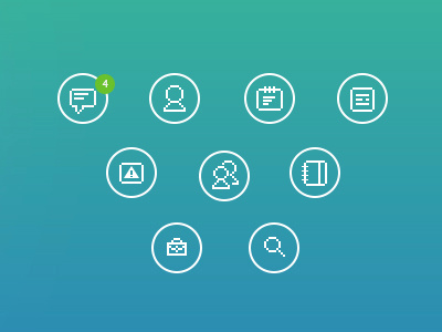 Icons app flat gradients icon icons interface ios7 layout ui ux web webdesign