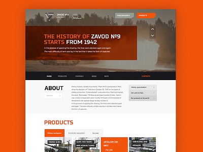 Zavod business corporate landing promo ui ux web webdesign