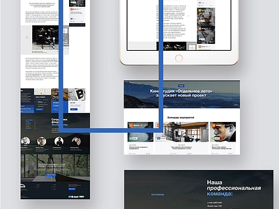 Preview of Work business corporate landing minimal promo ui ux web webdesign