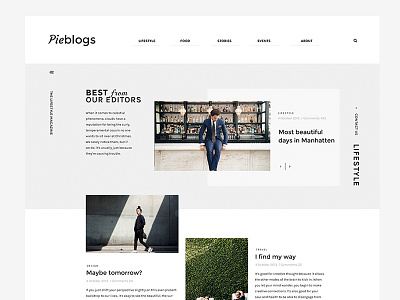 Articles Page blog business corporate ecommerce landing magazine minimal promo ui ux web webdesign