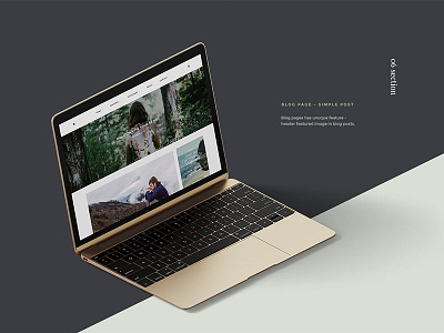 Presentation agency creative ecommerce minimal onepage portfolio shop ui ux web web design