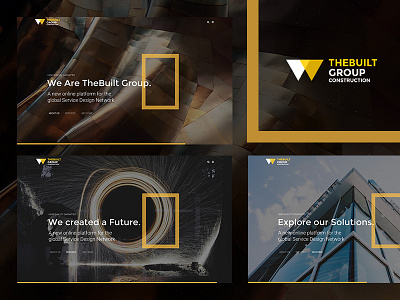 TheBuilt - Modern business construction creative design hero minimal slider web wordpress