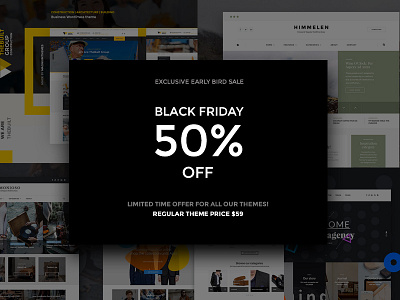 Blackfriday Sale blackfriday blog blogger food hero magazine minimal sale slider themeforescreative web wordpress