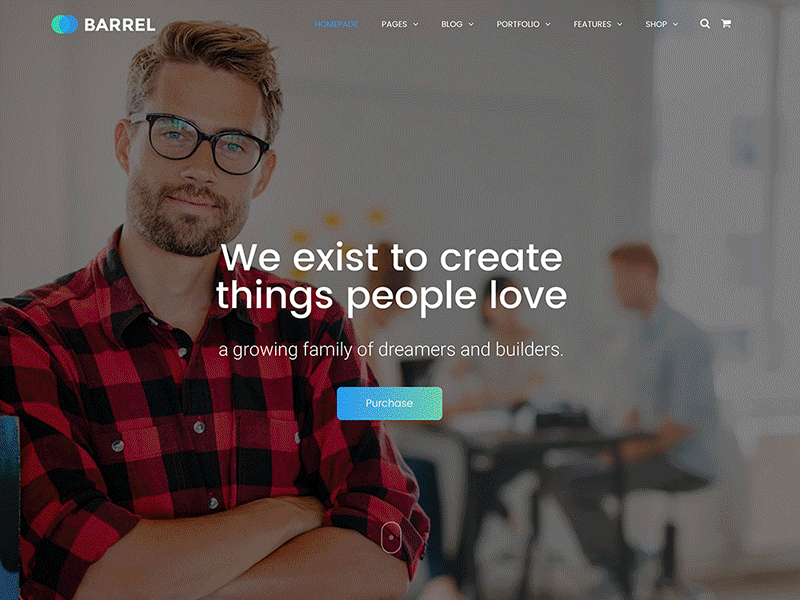 Barrel Layouts blogger business consulting creative fashion hero minimal slider startup themeforest web wordpress