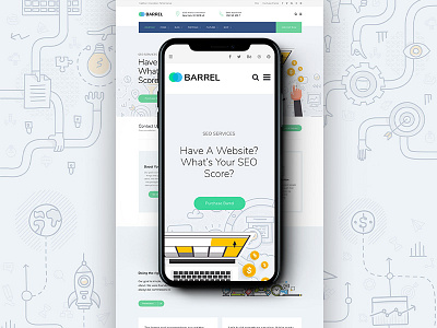 Barrel Seo agency business company consulting creative minimal seo slider startup themeforest wordpress