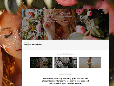 Aerin Creative blog blogger clean creative instagram magazine minimal personal photography travel wordpress