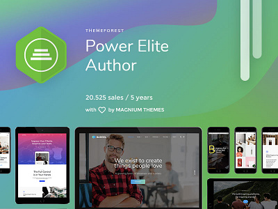 Power Elite Author business corporate design ecommerce elite minimal themeforest ui ux web wordpress