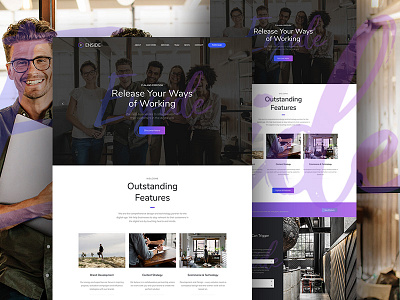 Enside Main Demo business consulting corporate creative crypto onepage personal portfolio theme themeforest wordpress