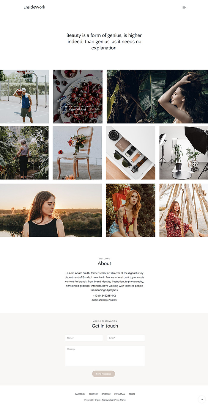 Enside Photography by Creanncy 👸 on Dribbble