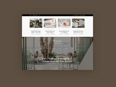 Florian - Another Layout blog fashion grid header interface lifestyle magazine themeforest ui ux web whitespace wordpress