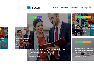 Saxon Business animation blog business corporate creative design illustration landing magazine minimal themeforest ui ux web webdesign wordpress