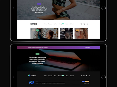 Saxon animation blog business interaction landing magazine minimal template theme themeforest ui ux web webdesign wordpress