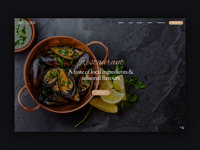 Barrel Restaurant animation blog business corporate interaction landing magazine minimal restaurant slider themeforest ui ux web webdesign wordpress