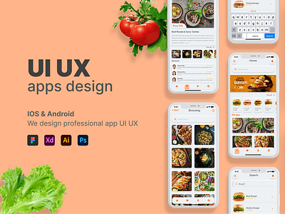 App design: IOS & Android App UI UX Design ui