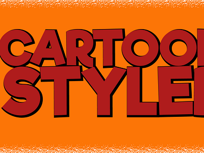 Cartoon Styled Typography