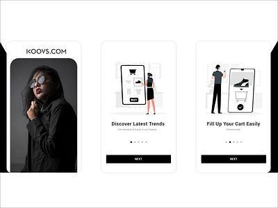 Redesign of E-commerce App app illustration typography ui ux