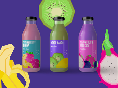 The Juice Experiment branding illustration motion packaging