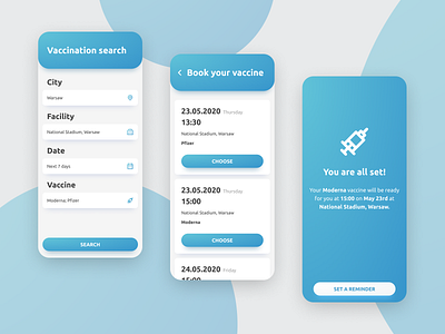Vaccination Booking Concept